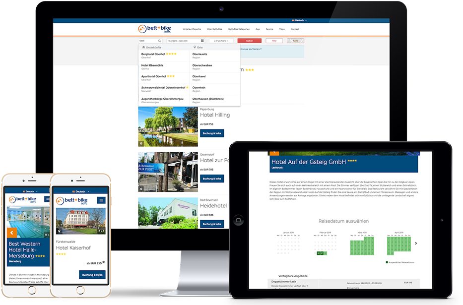 OpenBooking auf ADFC
