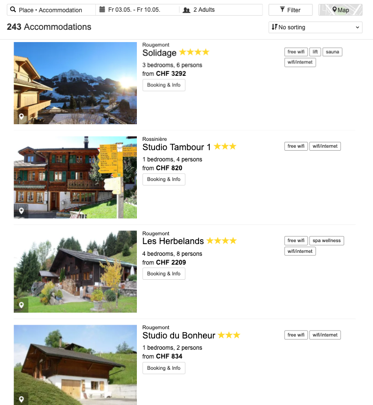 Search Results View